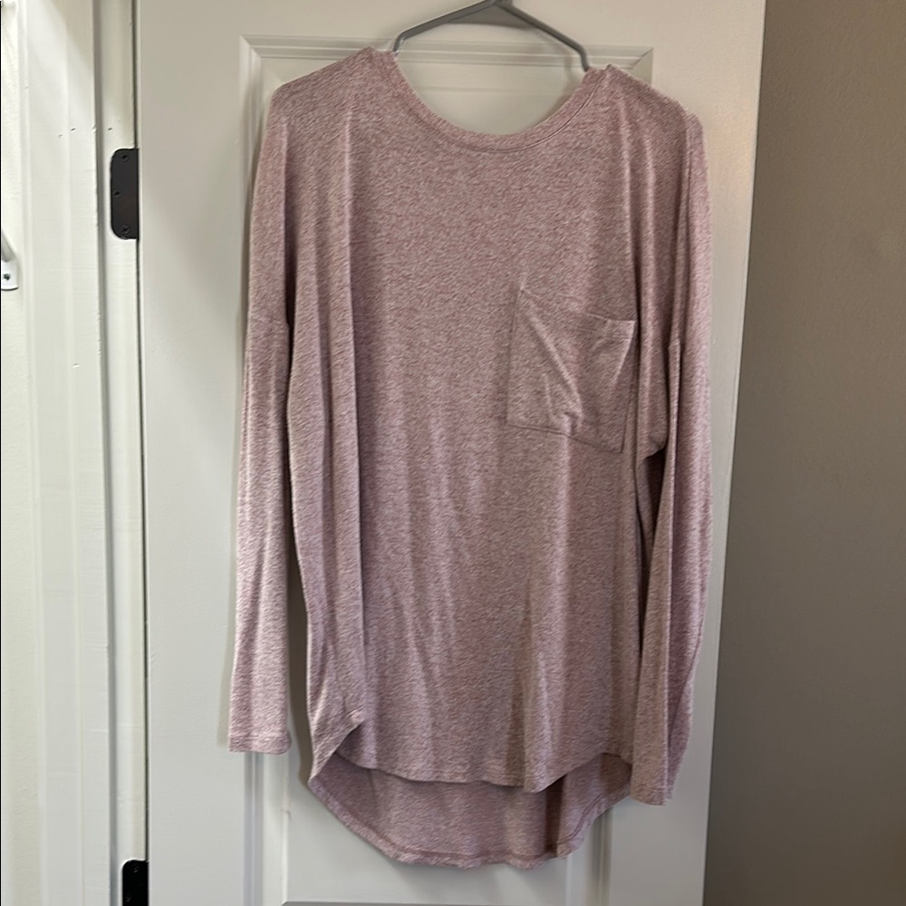 Old Navy Pink T-Shirt Relaxed High Low Style